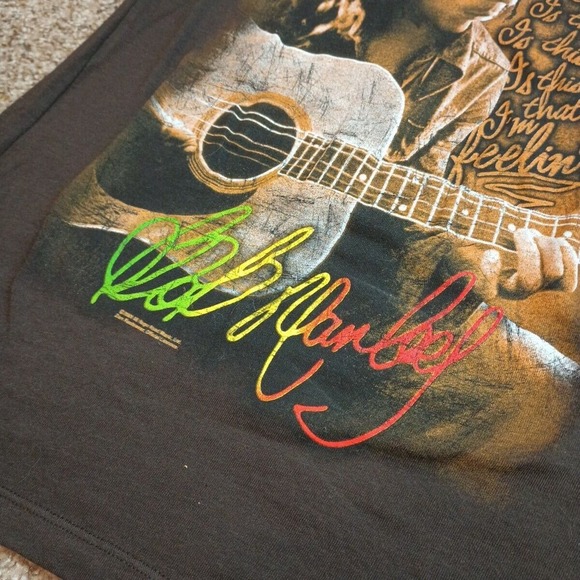 Bob Marley Zion - Is This Love Brown T-Shirt - Women's Small Fitted - Picture 2 of 10